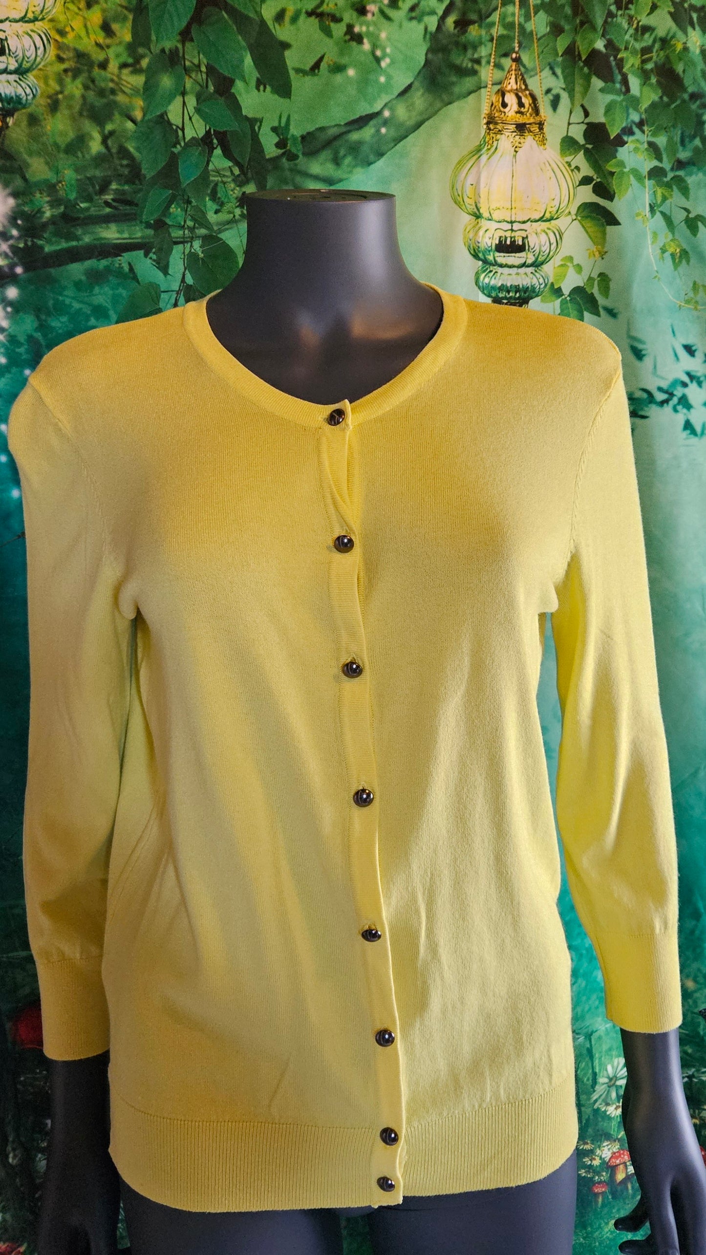 Yellow Principals Cardie Size 12