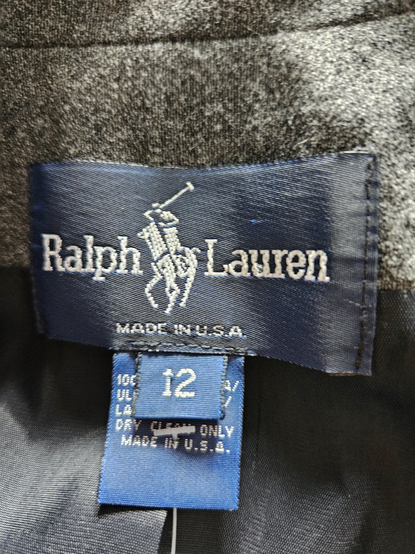 Ralph Lauren Grey Jacket size 12