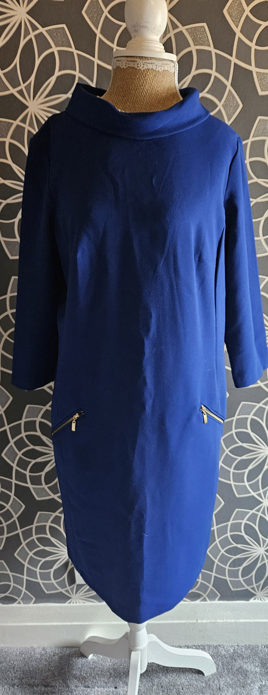 M & S Blue Dress