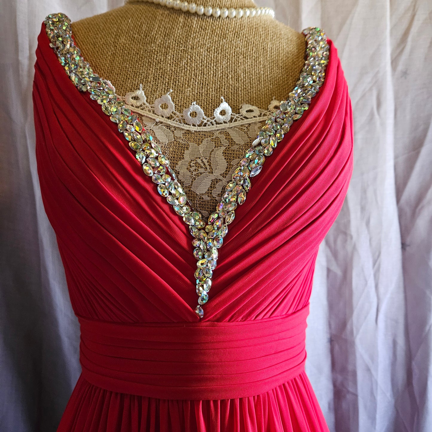 Red Dress by Jovani Size 8 to 10