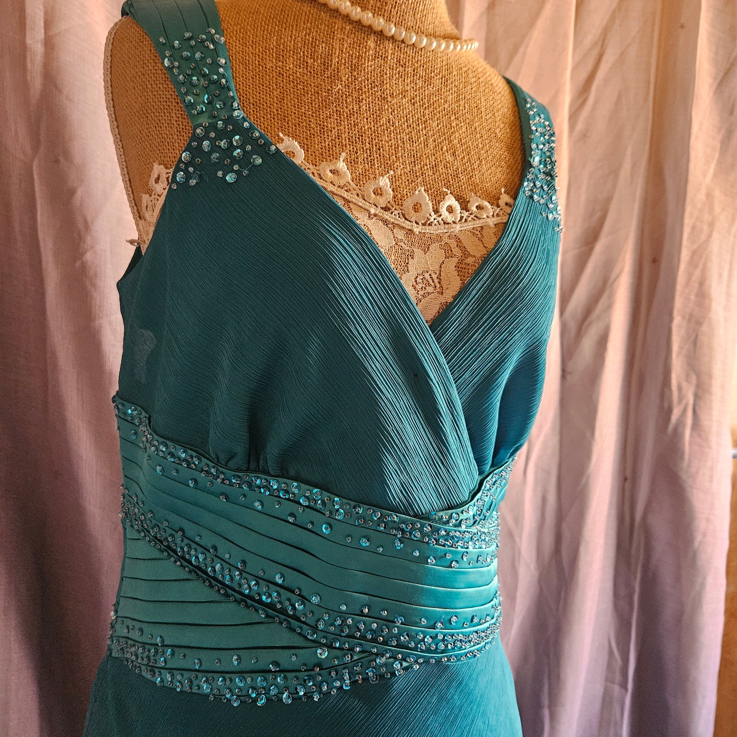 Next Teal Dress Size 12 to 14