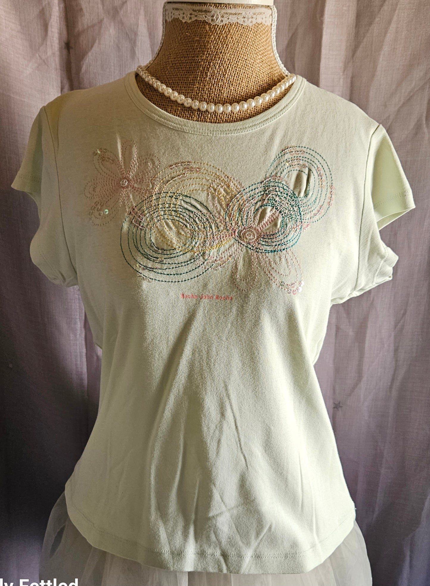 Rocha JR Mint Green T-shirt Size 12