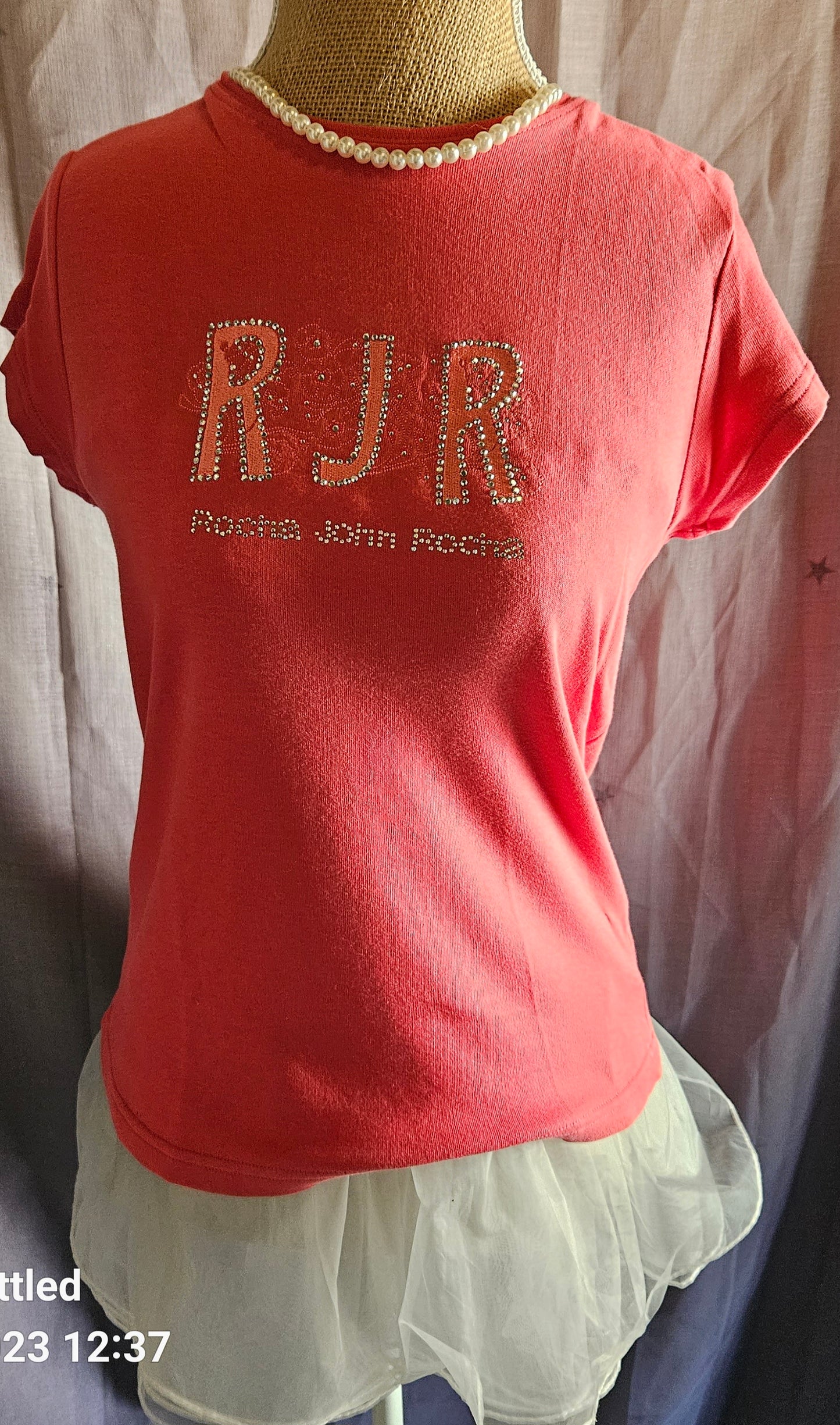 Rocha J R Red T-shirt Size 12