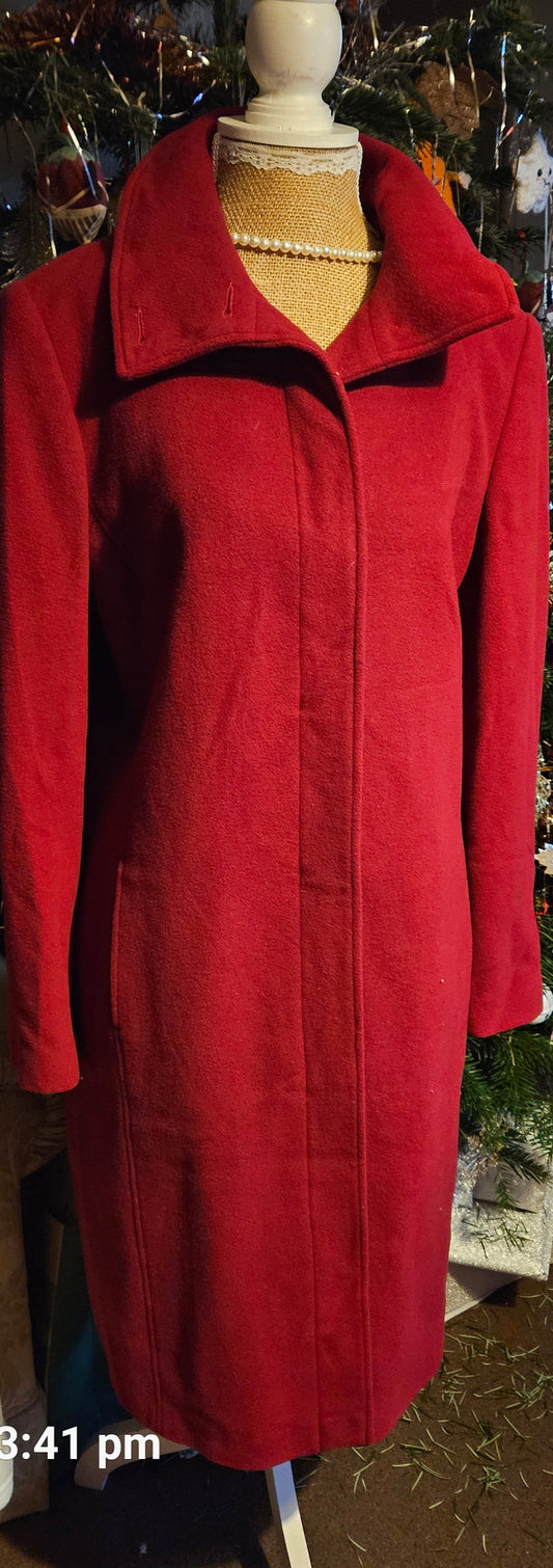 Next Wool Red Coat